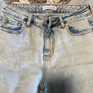 Carly Jean Los Angeles acid wash jeans